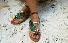 Load image into Gallery viewer, Roman Flower Handcrafted Sandals